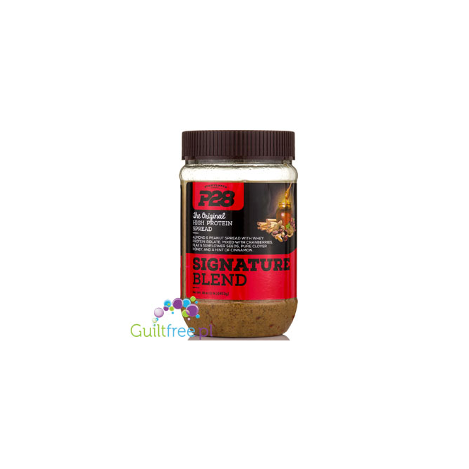 P28 Signature Blend, The Original High Protein Spread with Protein Isolate and with Xylitol - Almond butter with walnut, no adde