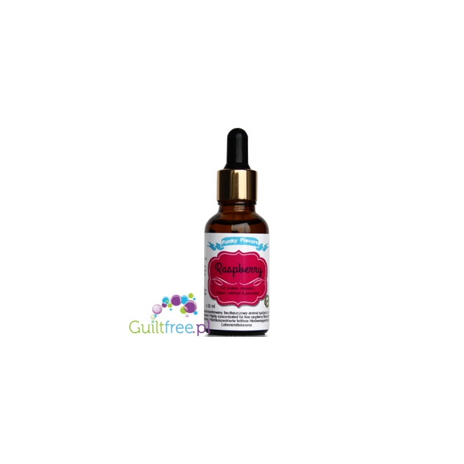 Funky Flavors Highly concentrated raspberry flavor for shakes, desserts, yogurt, ice cream & pancakes