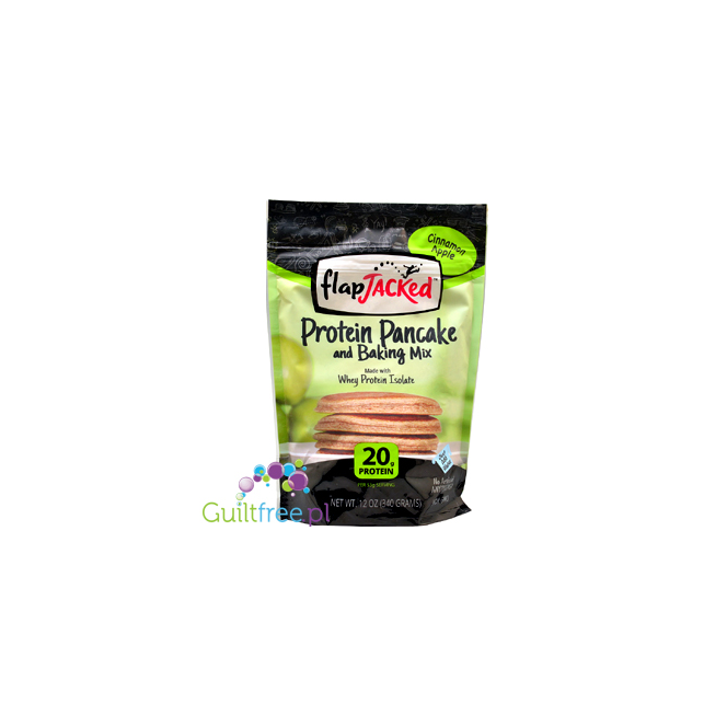 FlapJacked Naturalne Naleśniki Proteinowe Jabłka & Cynamon 37g białka