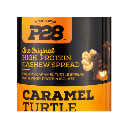 P28 Caramel Turtle - karmelowo czekoladowe masło cashew z białkie
