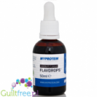 Flavdrops liquid chocolate flavored with sweeteners - liquid chocolate flavor with sweetener