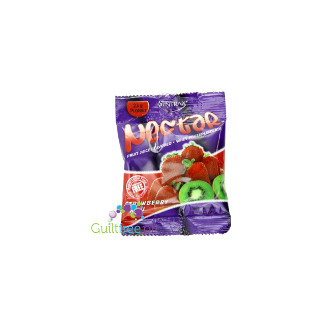 Syntrax Nectar Grab N Go Strawberry Kiwi Fruit Juice Flavored Whey Protein Isolate