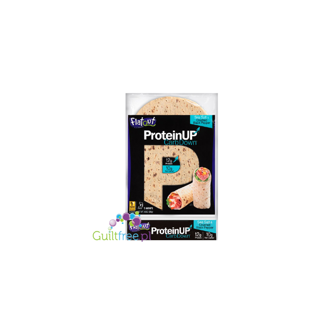 ProteinUP Wrapsy niskowęglowodanowe 12g białka - Sól & Pieprz