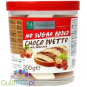 Choco Duette krem czekoladowy dwukolorowy bez dodatku cukru 