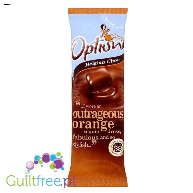 Options Milk chocolate orange-flavored drink