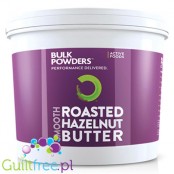 Roasted hazelnut butter 100% nuts, smooth - butter with roasted hazelnuts in skins, coarsely ground, with no added sugar and no 