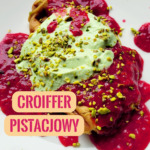 Croiffer – rogalik z kremem pistacjowym bez cukru