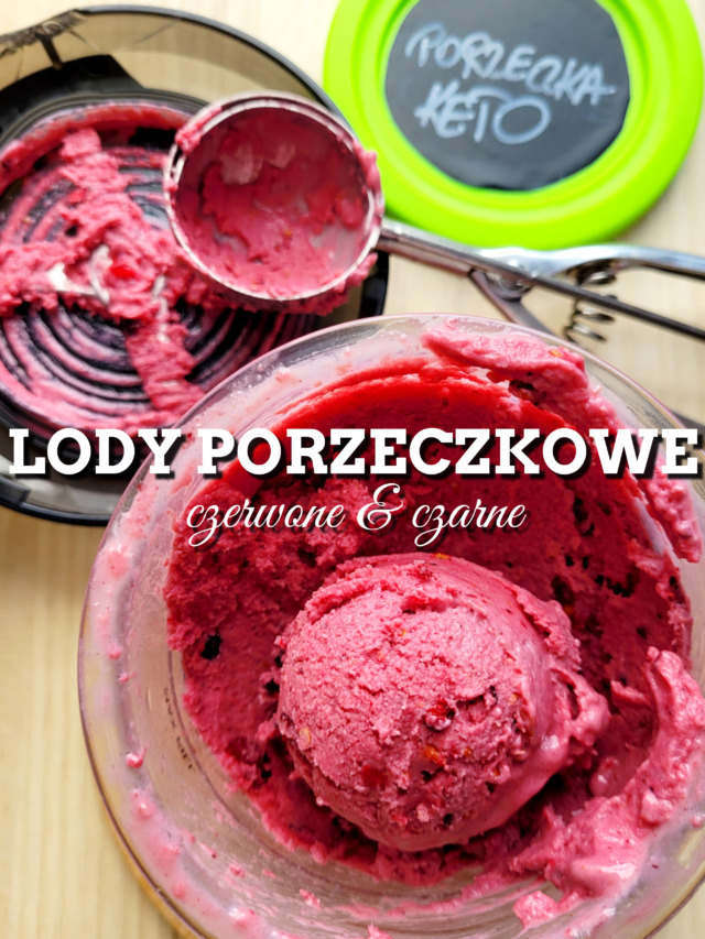 Świetne keto lody porzeczkowe z Ninja Creami