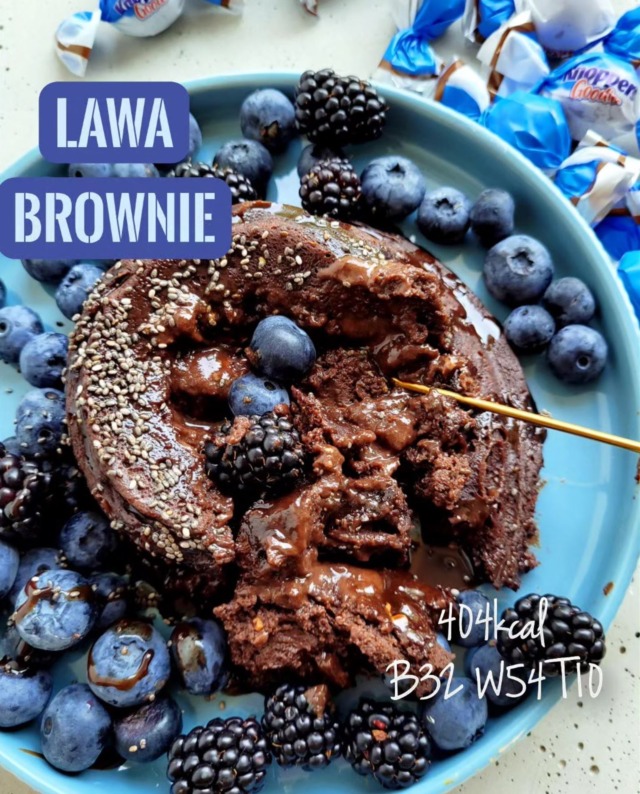 Proteinowe brownie z mikrofalówki