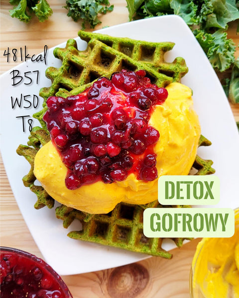 Detoksowe gofry proteinowe