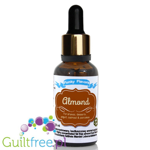 Funky Flavors Almond for shakes, desserts, yoghurt, ice cream & pancakes