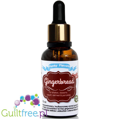 Funky Flavors Gingerbread flavor for shakes, desserts, yoghurt, ice cream & pancakes