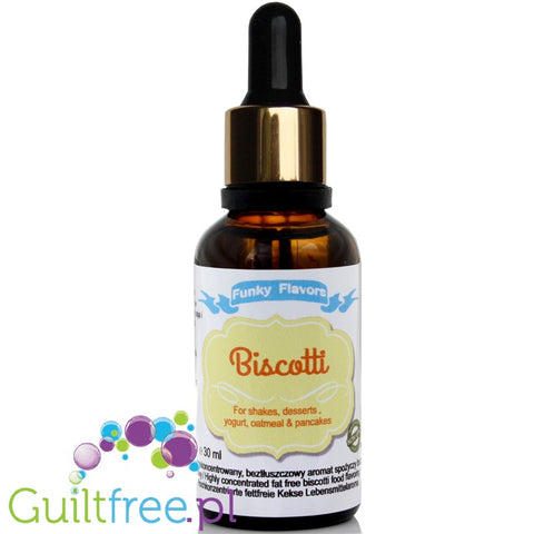 Funky Flavors Biscotti flavor for shakes, desserts, yoghurt, ice cream & pancakes 