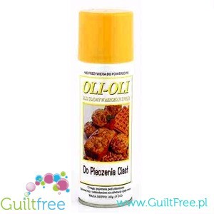 Dietary mix with soybean oil in a baking spray