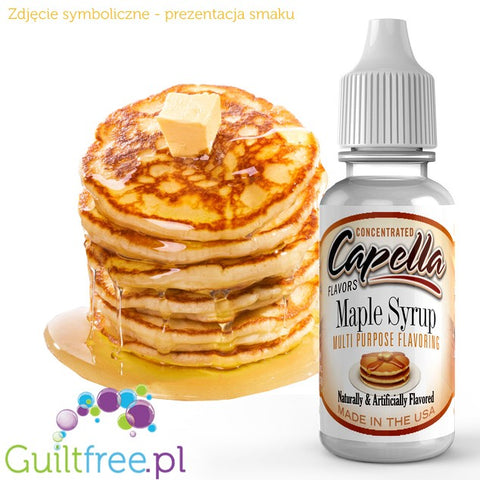 Capella Flavors Maple Syrup Flavor Concentrate - Concentrated sugar-free and fat-free food flavors: maple syrup