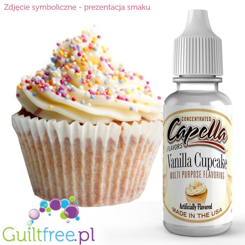 Capella Flavors Vanilla Cupcake Flavor Concentrate - Vanilla Cupcake Flavor Concentrate - Vanilla Cake with Cream