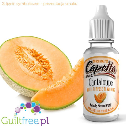 Capella Flavors Cantaloupe Flavor Concentrate - Concentrated sugar-free and fat-free food flavors: cantaloupe melon (natural aro