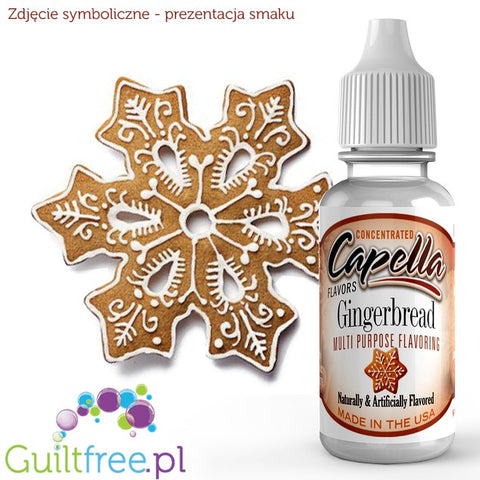 Capella Flavors Gingerbread Flavor Concentrate - Concentrated sugar-free and fat-free food flavor: gingerbread