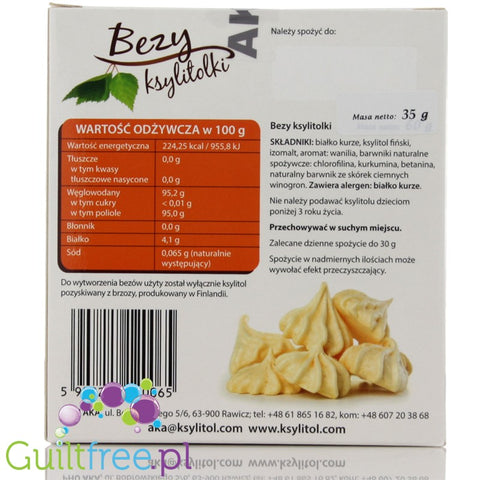 Aka Xylitol-sweetened sugar mice without sugar