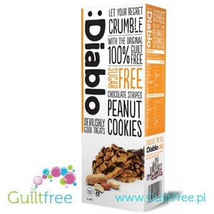 Diablo sugar free chocolate peanut cookies with sweeteners
