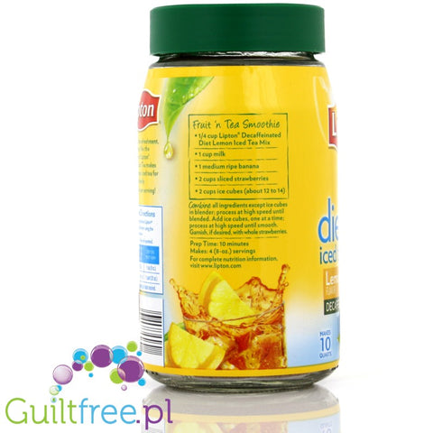 Lipton Ice Tea Zero Lemon - Ice Tea Cytrynowa bez Cukru