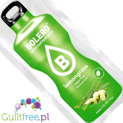 Bolero Instant Fruit Flavored Drink with sweeteners, Lemongrass