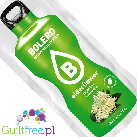 Bolero Instant Fruit Flavored Drink with sweeteners, Elderflower