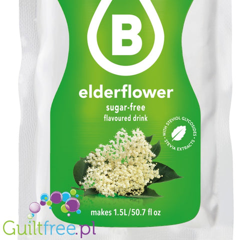 Bolero Instant Fruit Flavored Drink with sweeteners, Elderflower