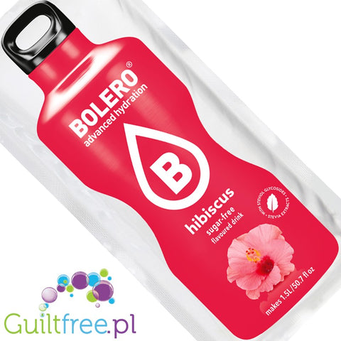 Bolero Instant Fruit Flavored Drink with sweeteners, Hibiscus