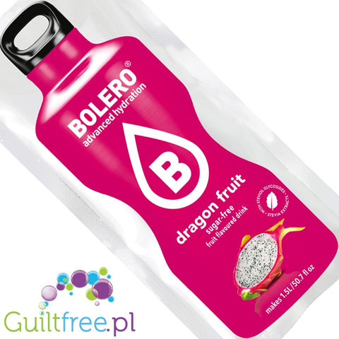Bolero Instant Fruit Flavored Drink with sweeteners, Dragonfruit