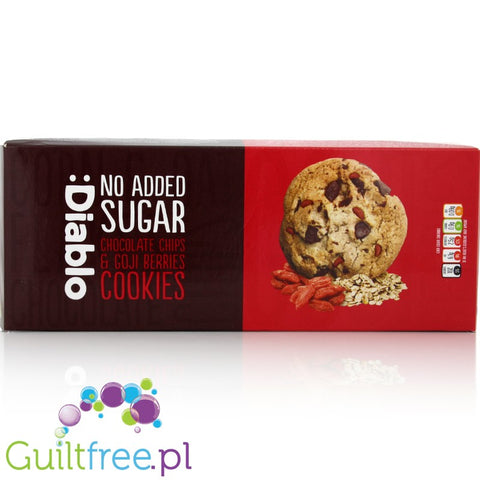 Diablo Cookies with corn & oat flakes with gooseberry