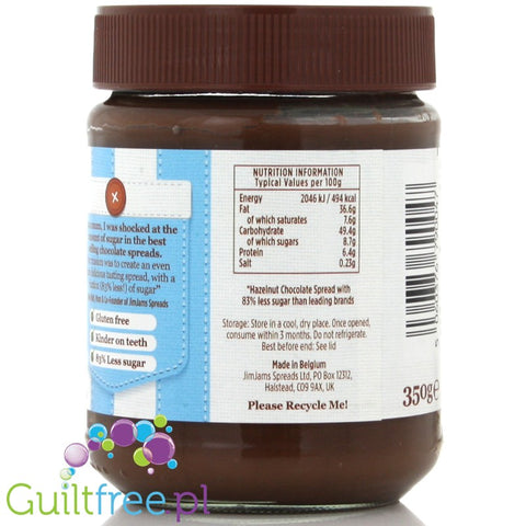 JimJams Chocolate-nutty cream without sugar