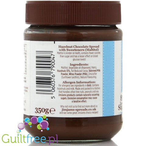 JimJams Chocolate-nutty cream without sugar