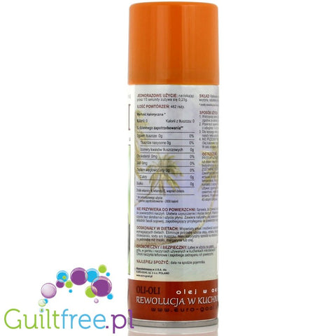 Oli Oli Coconut oil in aerosol