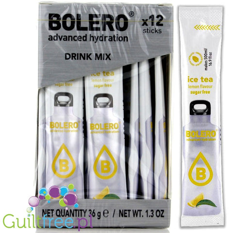 Bolero Instant Fruit Flavored Drink with Sweeteners Ice Tea Lemon