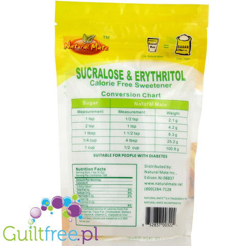 Natura Mate Sucralose & Erythritol Calorie Free Sweetener