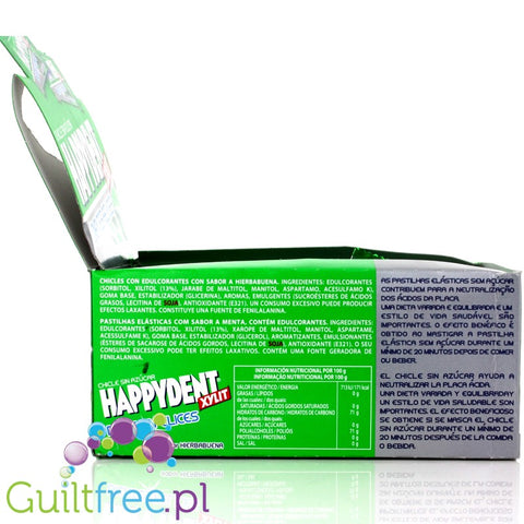 Happiness Xylit chewing gum peppermint flavored pepper