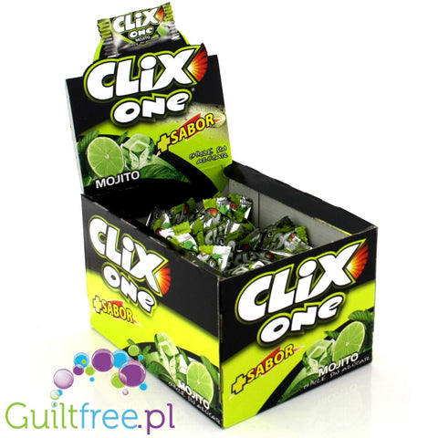 Clix One Mojito- sugar-free chewy gum with lime-mint flavor