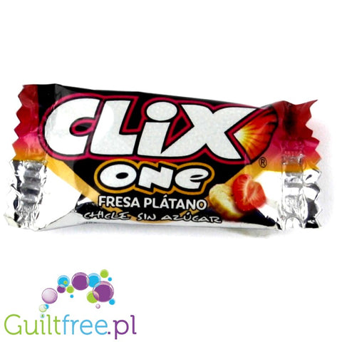 Clix Banana-strawberry flavored chewing gum