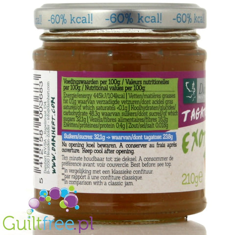 Damhert Tagatesse exotic fruit jam (pineapple, peach, passion fruit, mango)