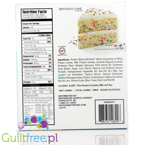 One OhYeah Birthday Cake Flavor
