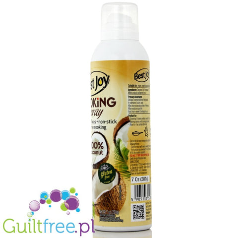 Best Joy Coconut Cooking Spray for frying meat, fish, eggs, grilling