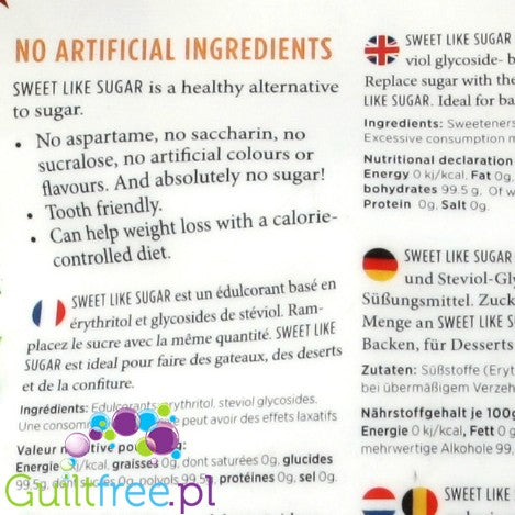 Good Good Sweet Like Sugar Household Sweetener With Stevia table sweetener with stevia and erythritol