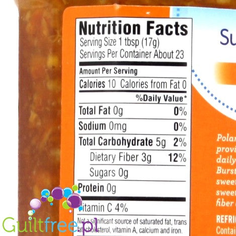 Polaner Sugar Free Preserves with Fiber Marmolade