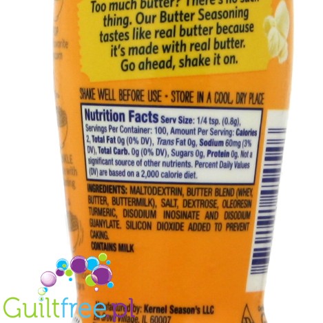 Seasonal Butter Butter Seasoning made with real butter