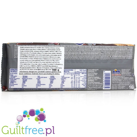 Florbu wafers, cocoa flavored with no added sugar