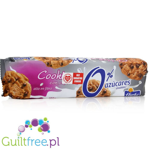 Florbu crispy sugar-free cakes with chocolate pieces