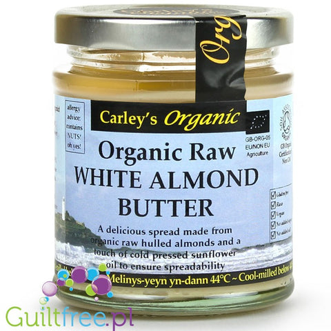 Carley's Organic Raw White Almond Butter 