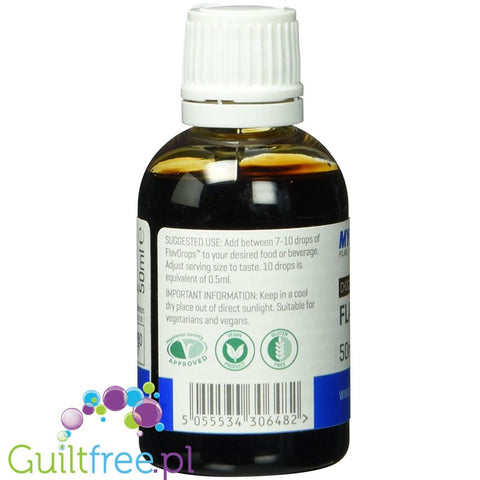 Flavdrops liquid chocolate flavored with sweeteners - liquid chocolate flavor with sweetener