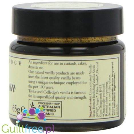 Taylor & Colledge Organic Vanilla Bean Paste